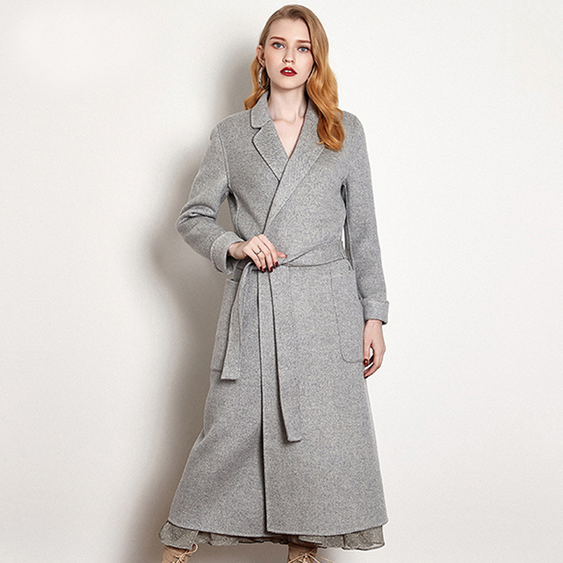 new slim in the long section wool coat 